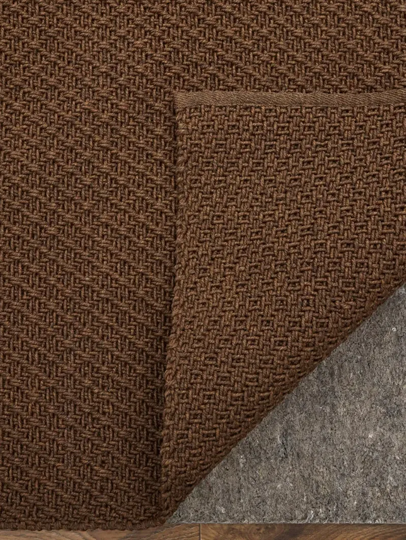 Tito 0826F 10' x 14' Brown Rug