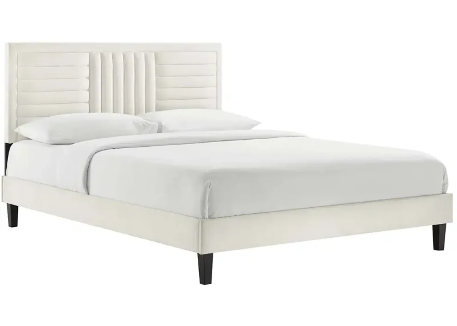 Modway - Sofia Channel Tufted Performance Velvet King Platform Bed