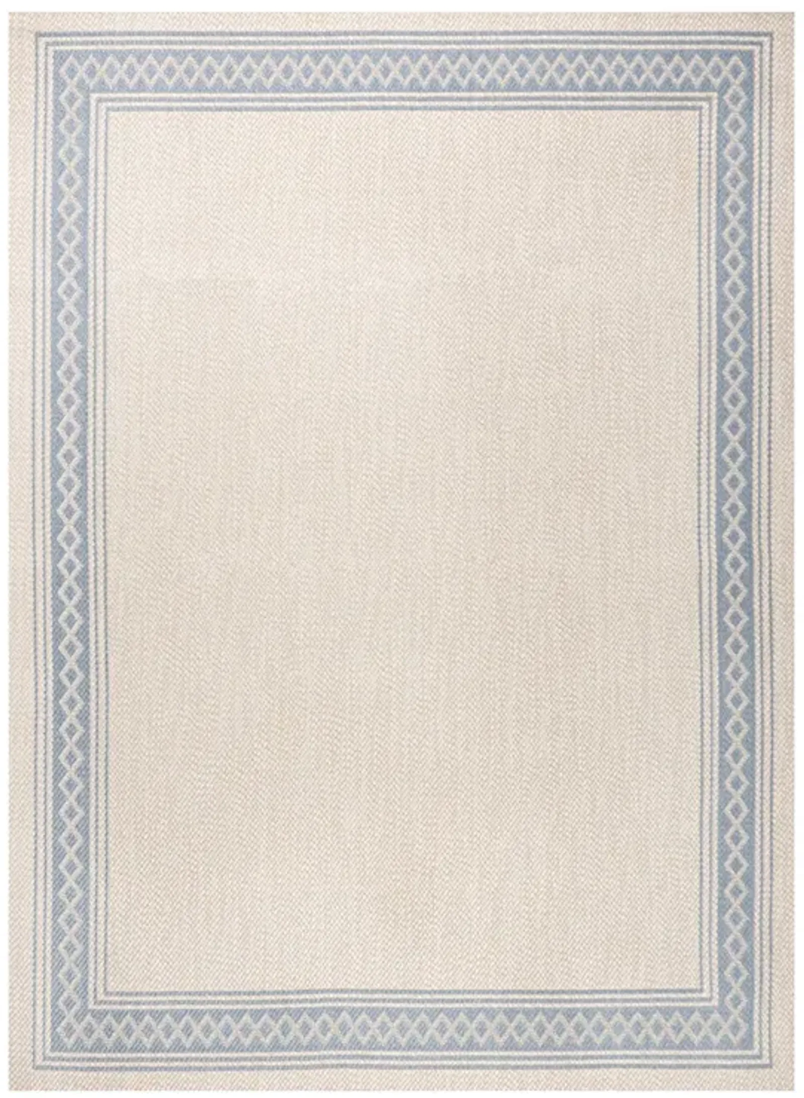 Lucia Classic Diamond Border Indoor/Outdoor Area Rug