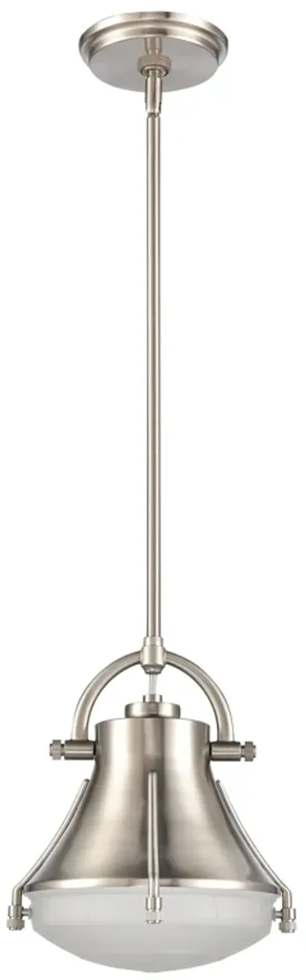 Urbanite 9" wide silver Mini Pendant