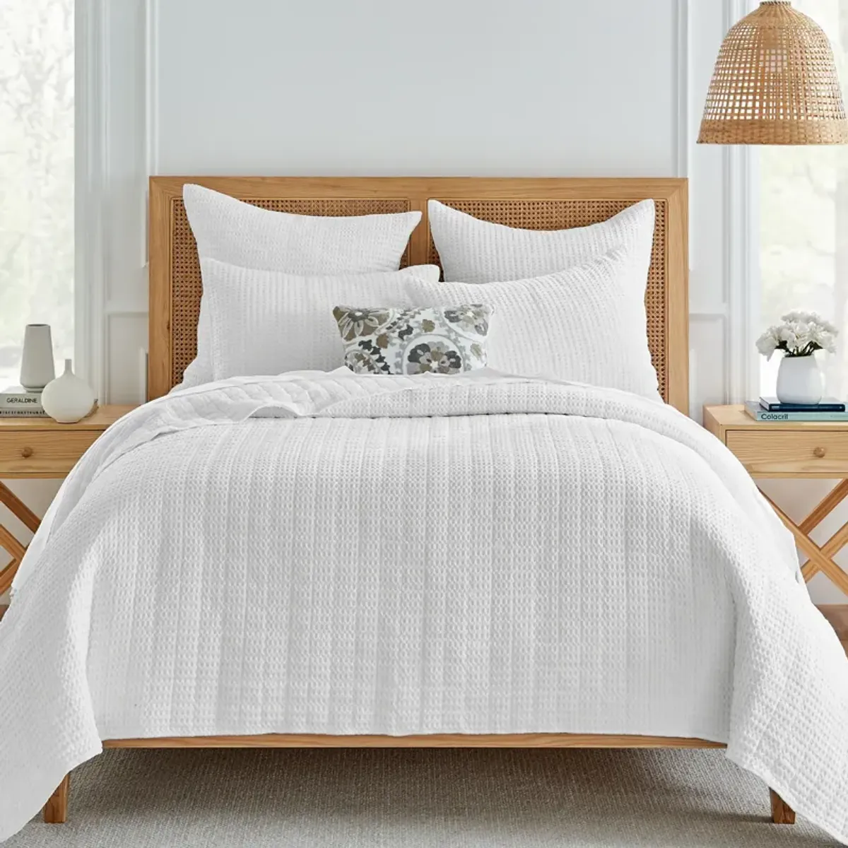 Mills Waffle Quilt and Pillow Sham Set - Levtex Home