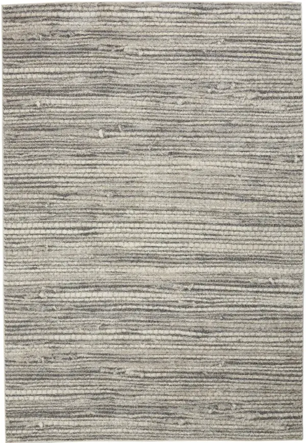 Etched CK70 Ivory/Gray 5' x 7' Rug