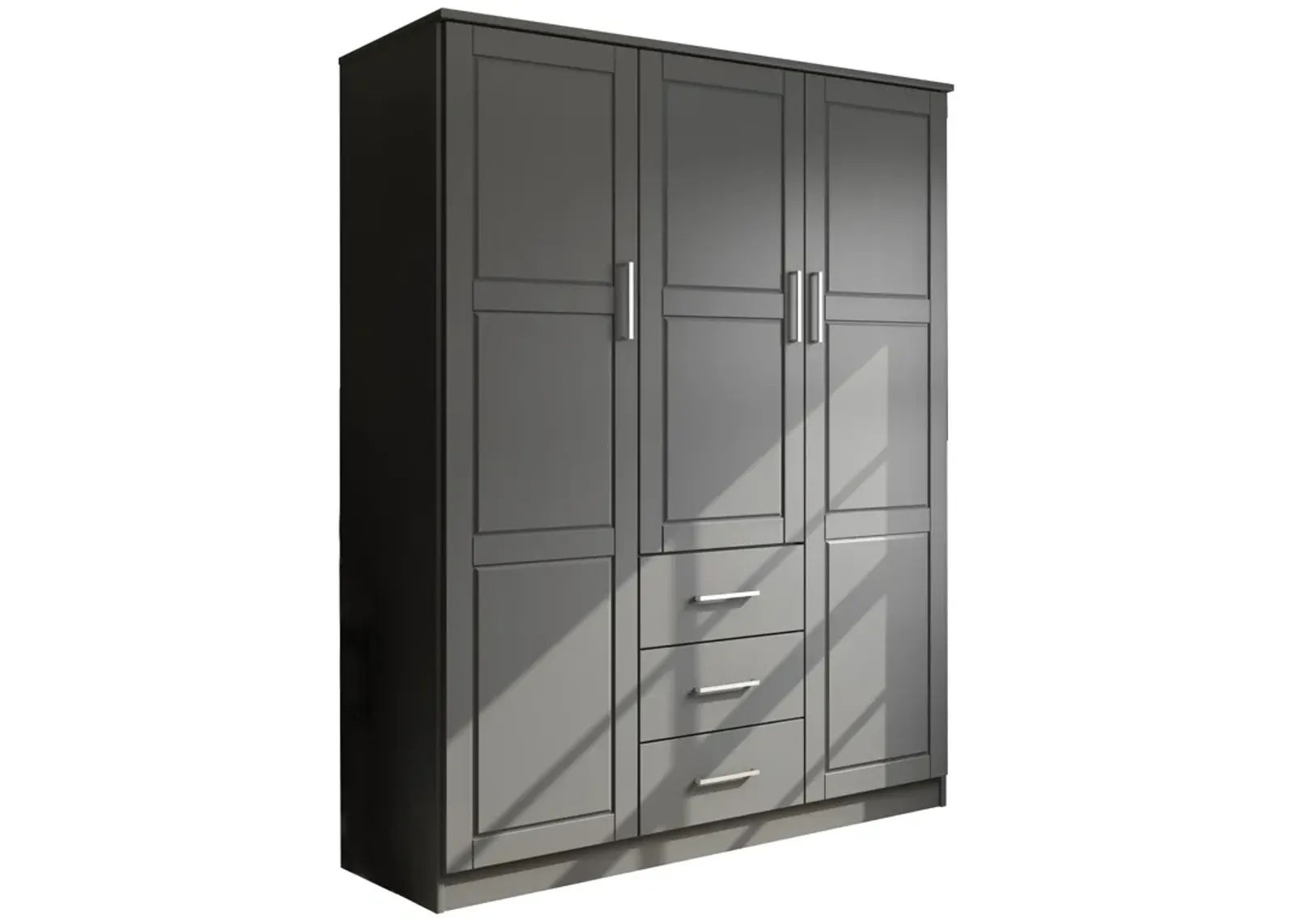 100% Solid Wood Cosmo 3-Door Wardrobe