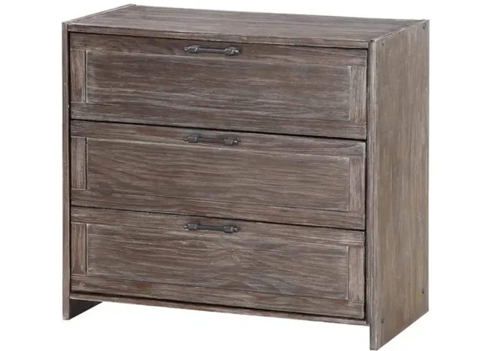 Donco Trading Barn Door 3 Drawer Chest (Rta)