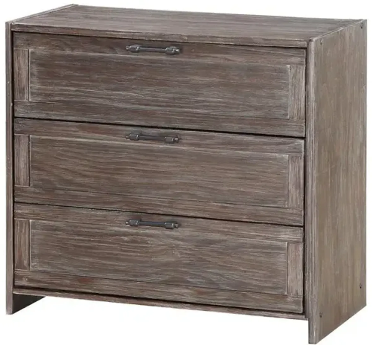 Donco Trading Barn Door 3 Drawer Chest (Rta)