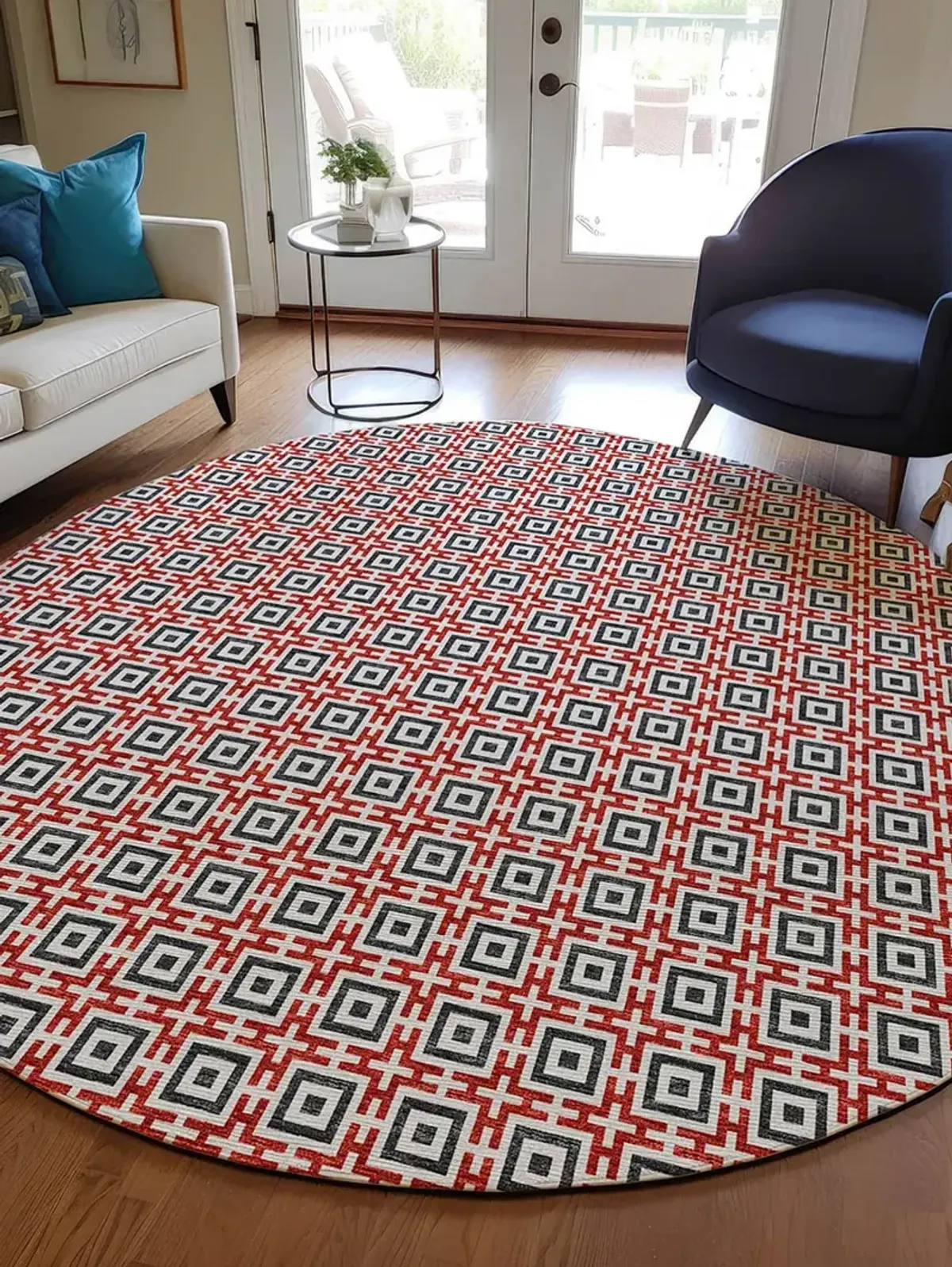 Marlo MO1 Red 4' Rug