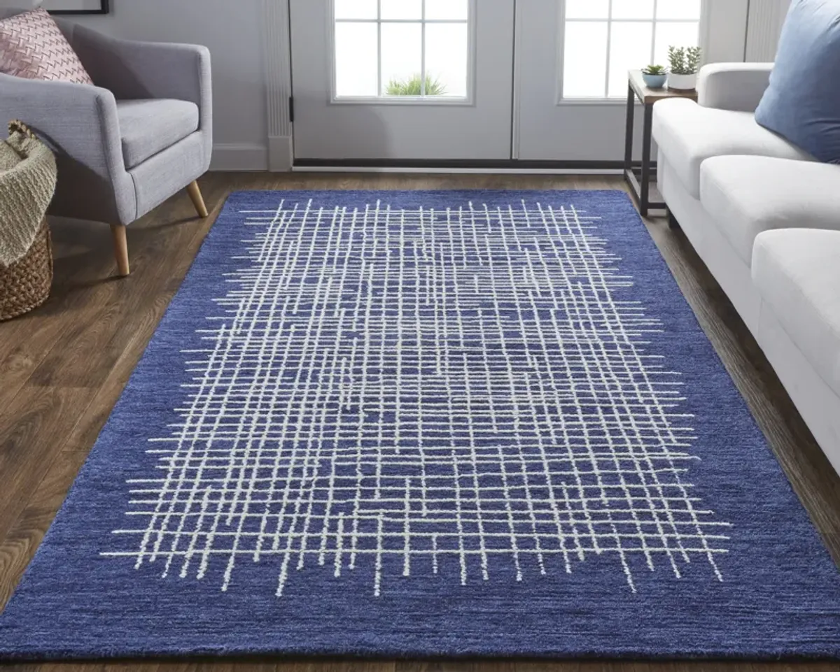 Maddox 8630F Blue/Ivory 3'6" x 5'6" Rug