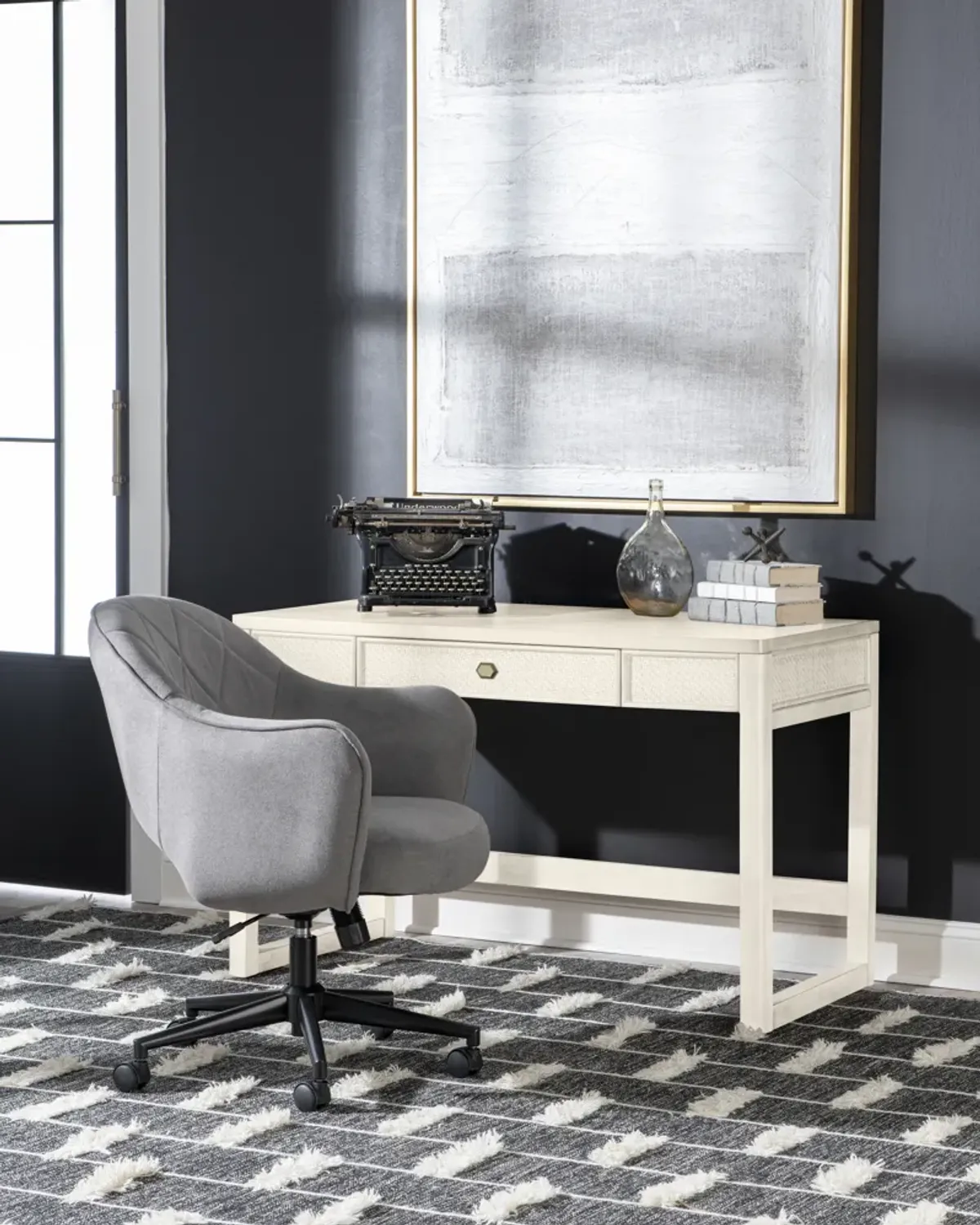 Sawyer White Cane Desk