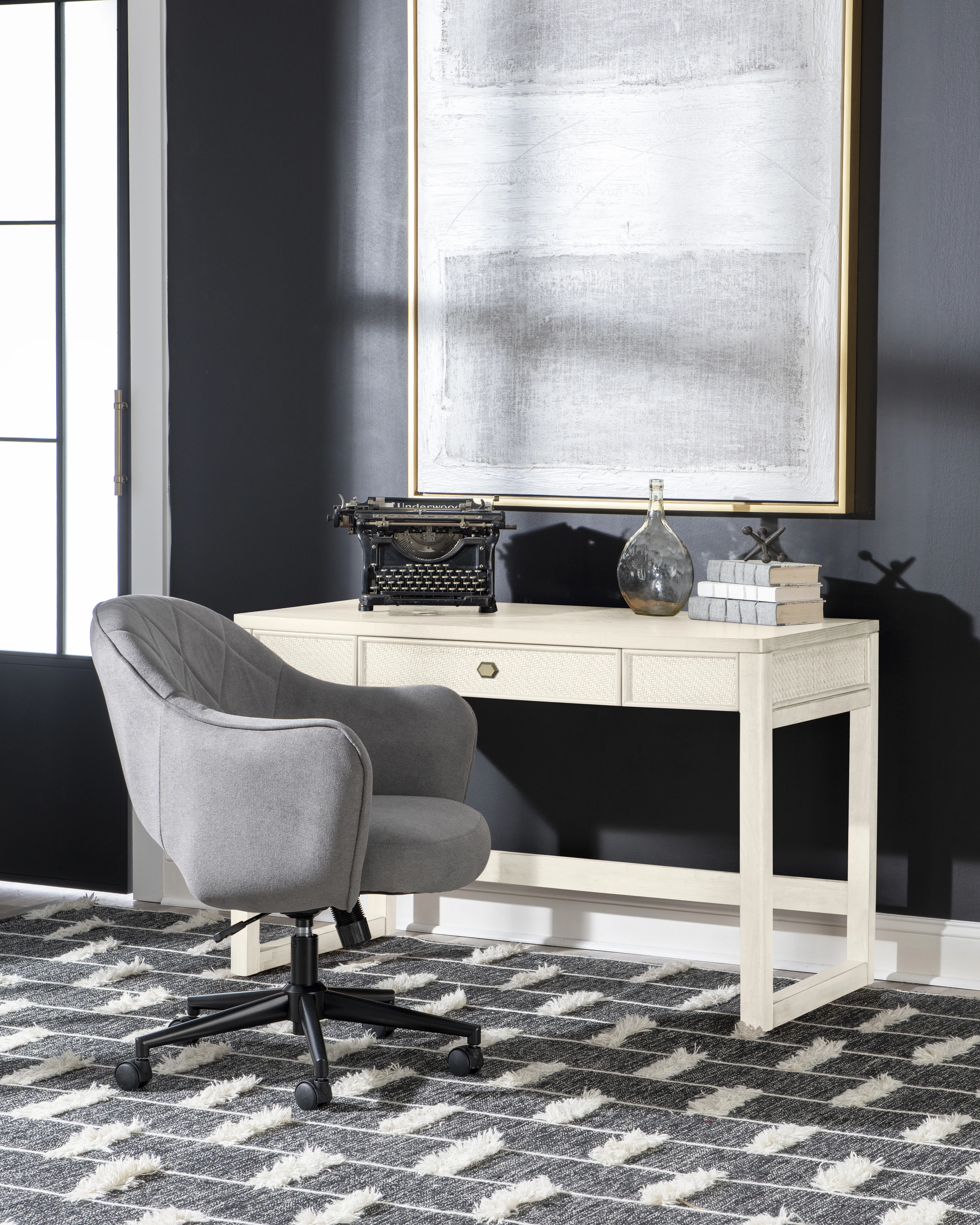 Sawyer White Cane Desk