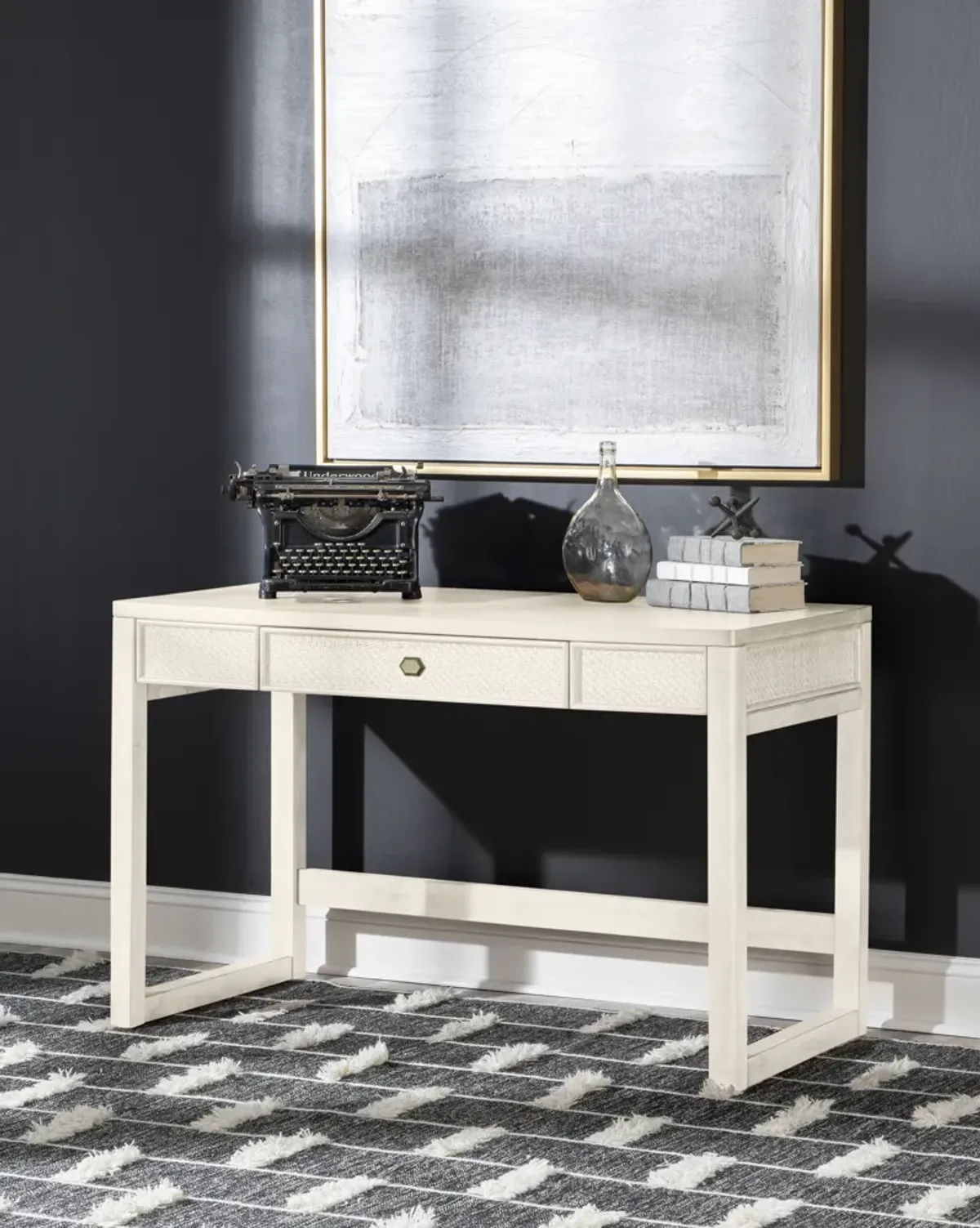 Sawyer White Cane Desk