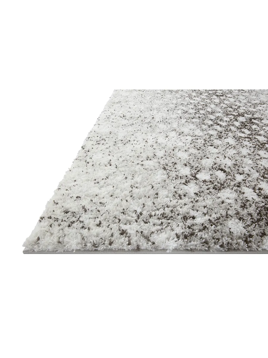 Bliss BLS01 Grey/White 3'11" X 6' Rug