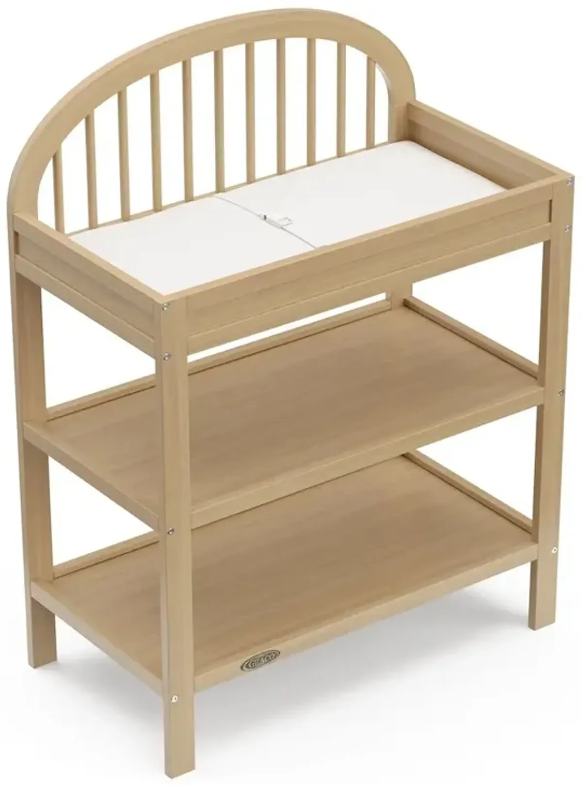 Graco Olivia Changing Table with Water-Resistant Changing Pad (Driftwood)