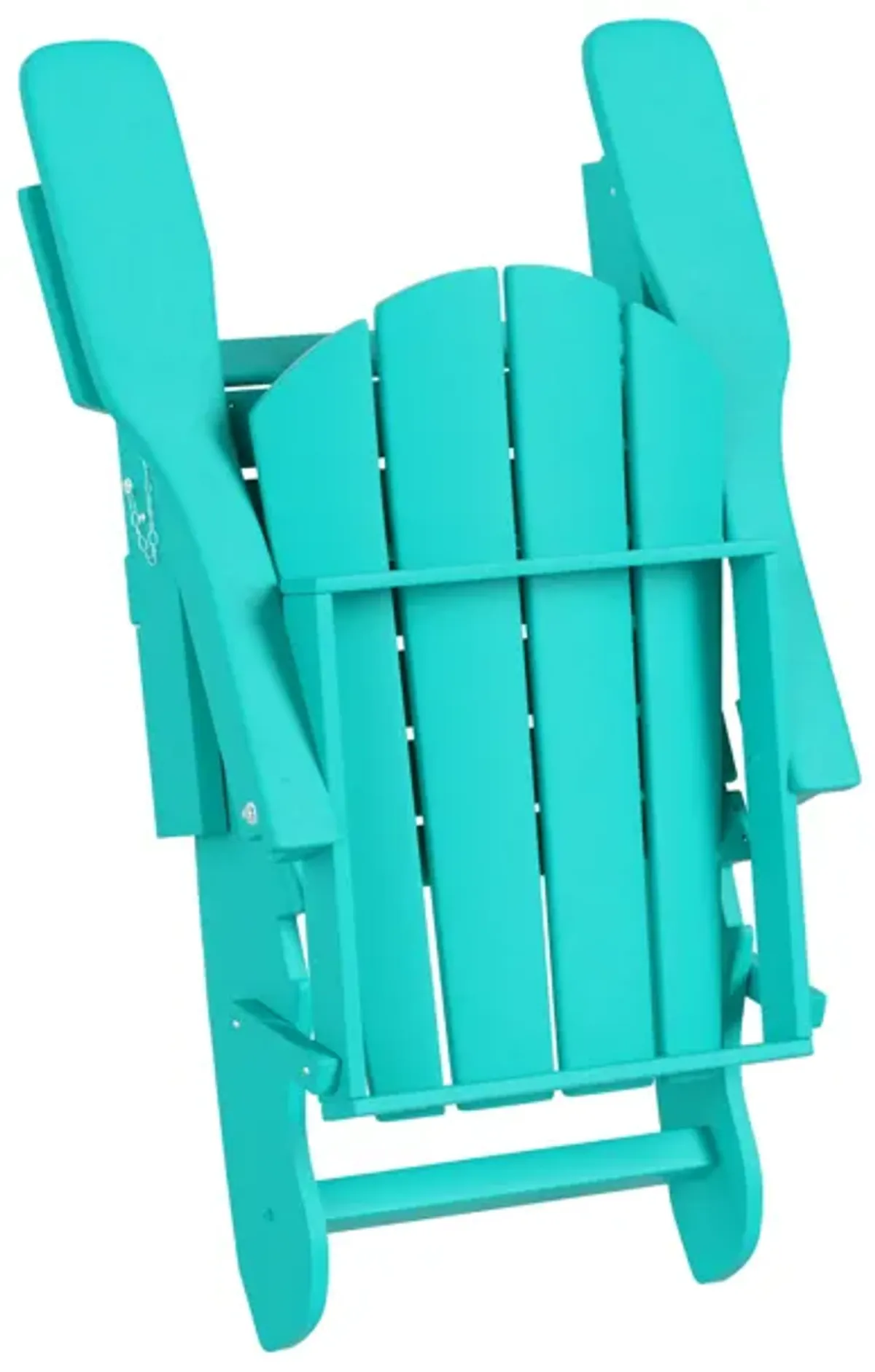 WestinTrends Westintrends 2 piece set outdoor folding Poly Adirondack chair