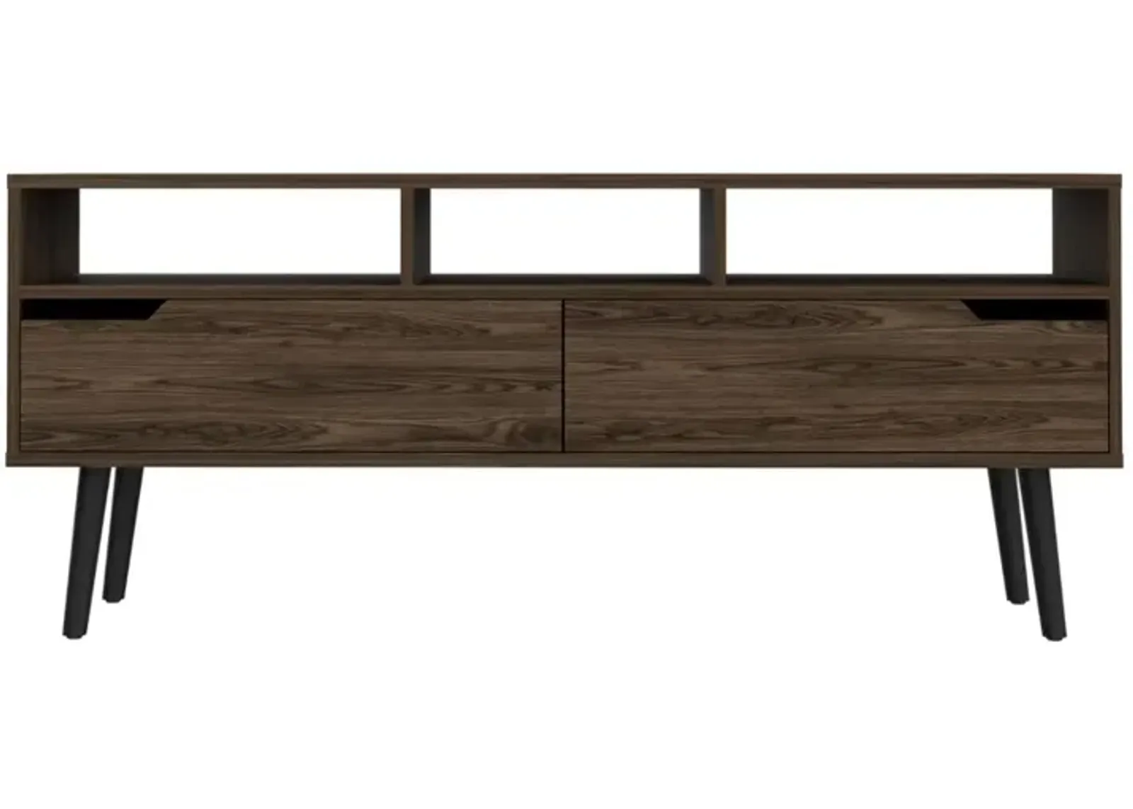 Tv Stand For Tv´S Up 52" Bull, Living Room, Dark Walnut