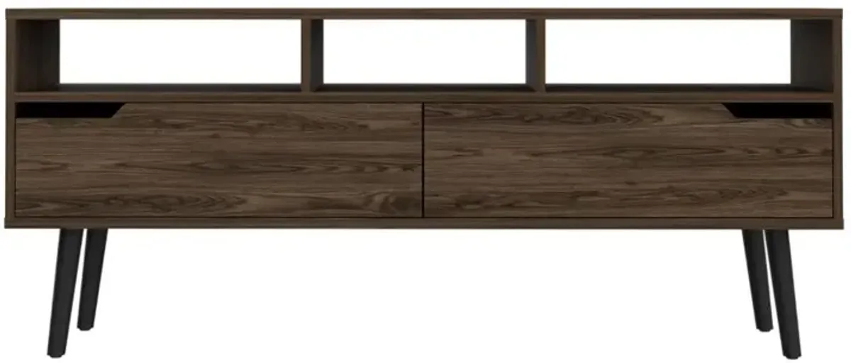 Tv Stand For Tv´S Up 52" Bull, Living Room, Dark Walnut