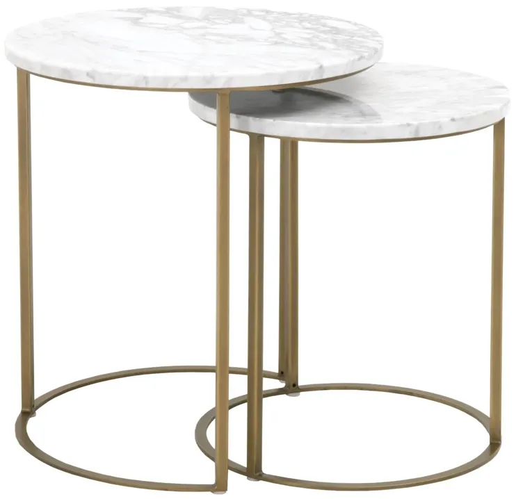 Round Nesting Accent Table