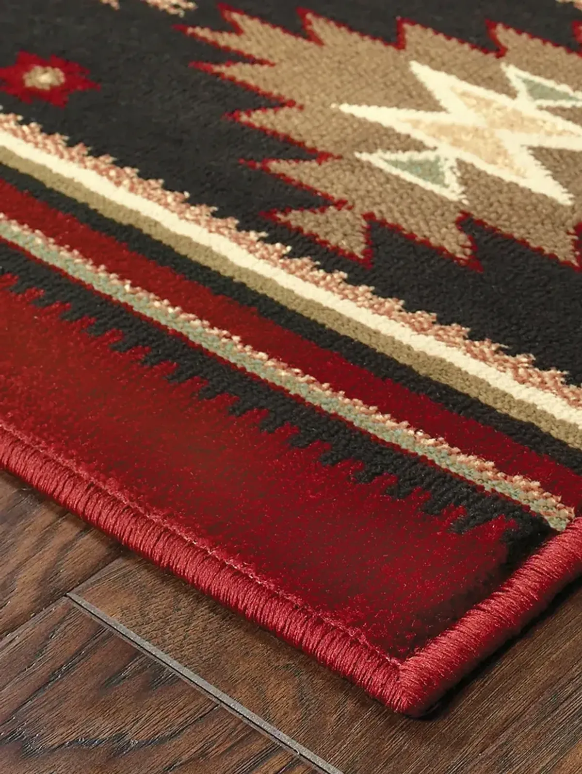 Hudson 5'3" x 7'6" Red Rug