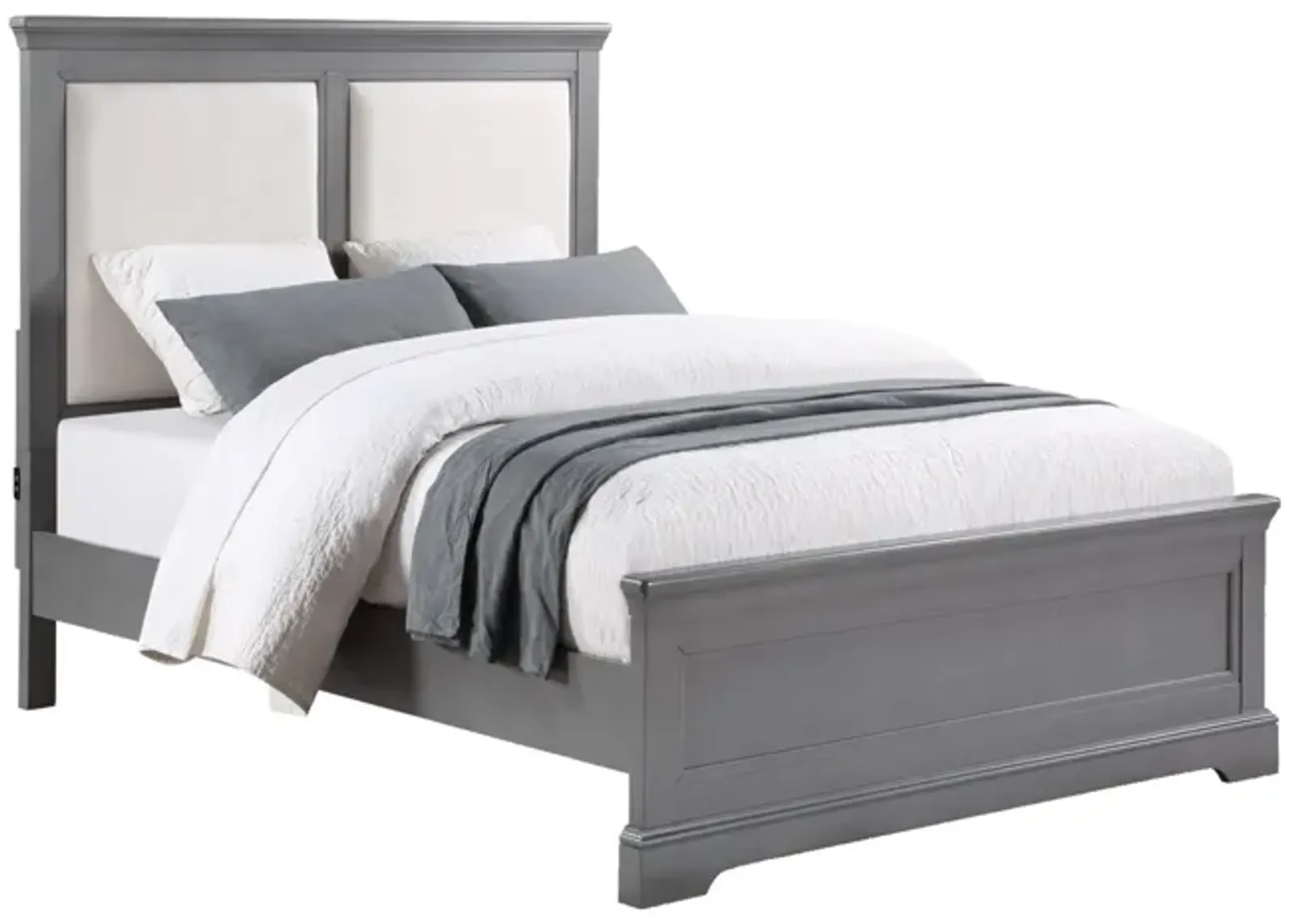 Tamarack Upholstered Full Bed in Gray