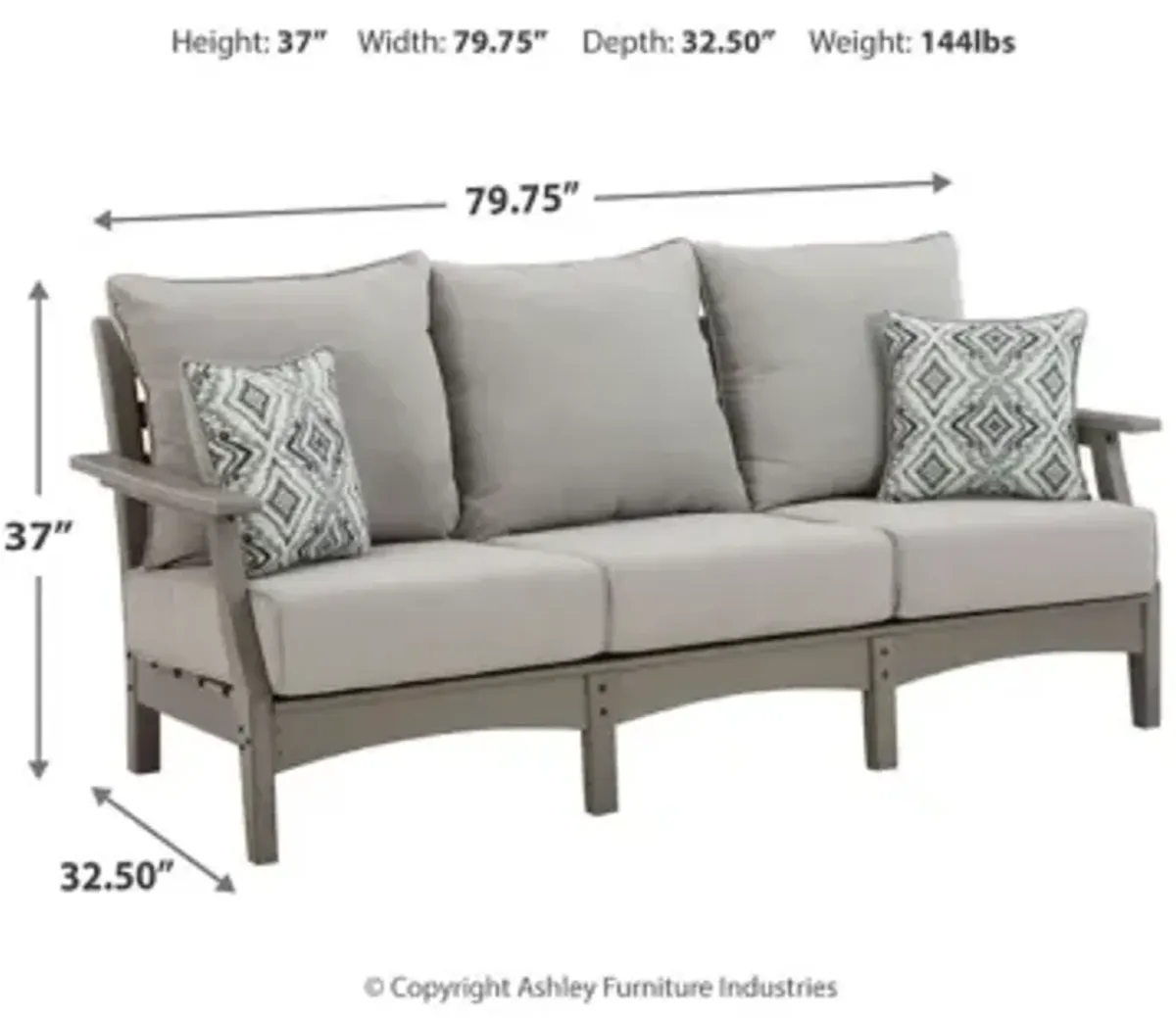 Visola Outdoor Sofa with Cushion