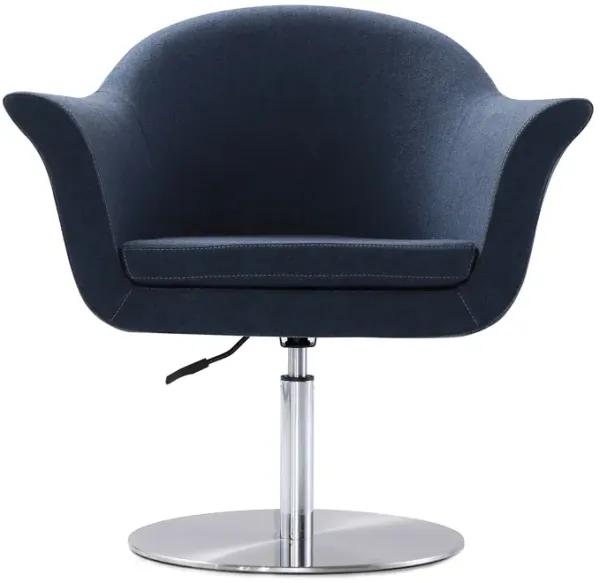 Voyager Blue Swivel Accent Chairs (Set of 2)