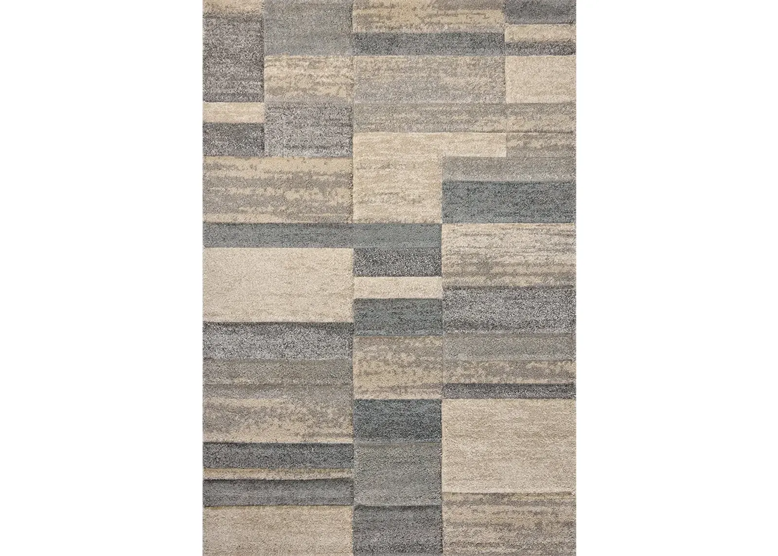 Silas SLA-07 Slate / Sand 3''7" x 5''7" Rug by