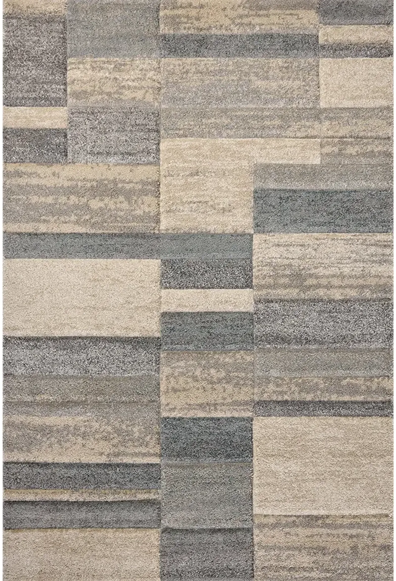 Silas SLA-07 Slate / Sand 3''7" x 5''7" Rug by