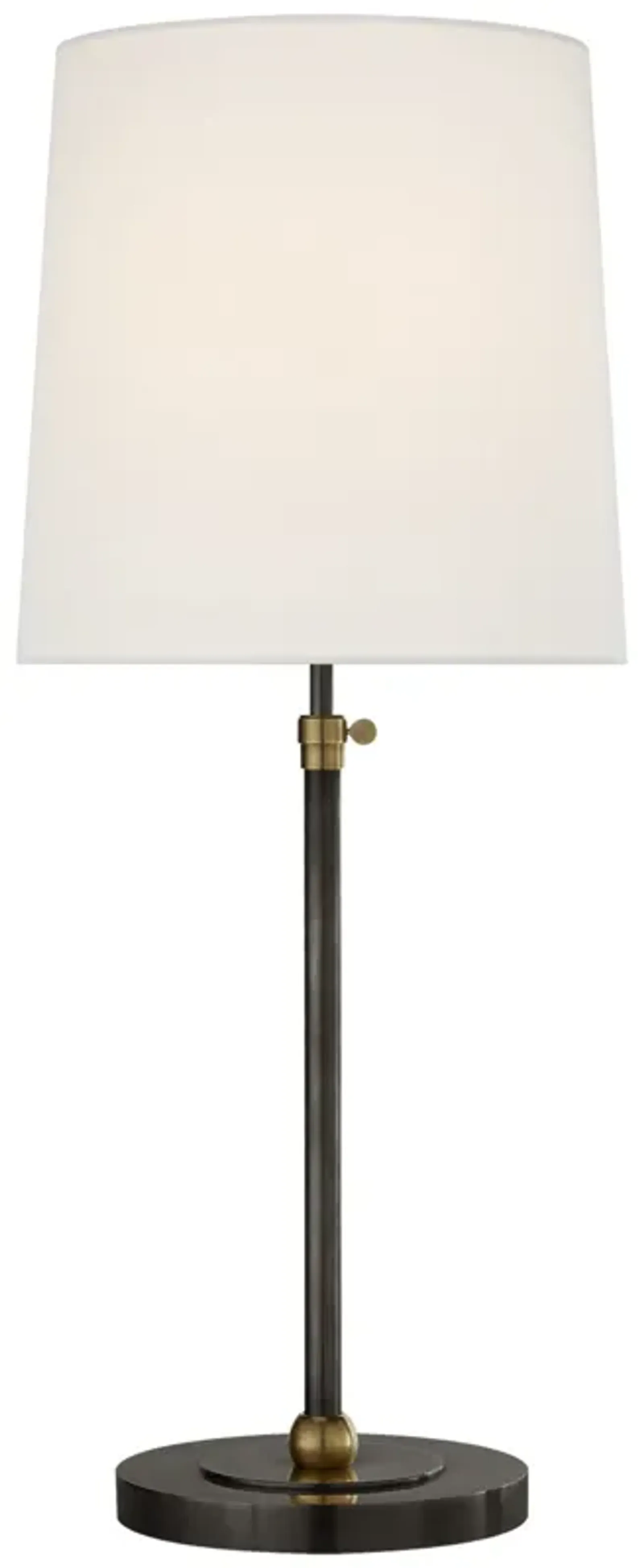 Bryant Large Table Lamp in Bronze and Hand-Rubbed Antique Brass