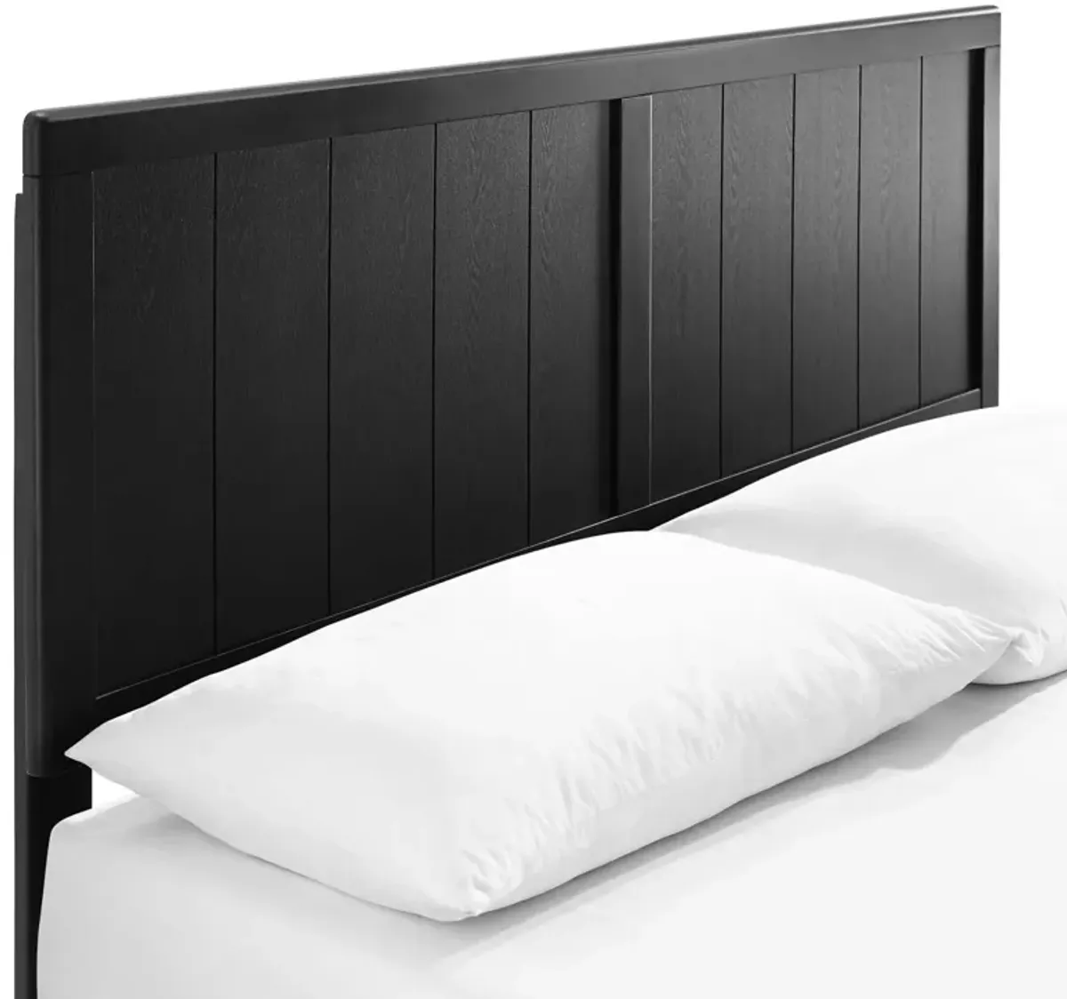 Modway - Alana King Wood Platform Bed with Splayed Legs