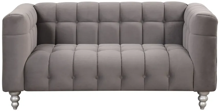 Modern Upholstered Sofa with Buttoned Tufted Backrest