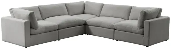 Rustic Manor Alissa Linen Modular L-Sectional
