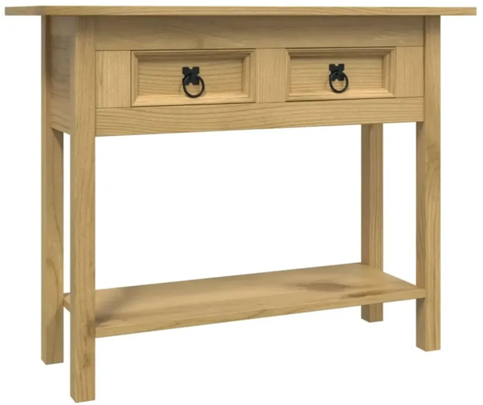 vidaXL Console Table Mexican Pine Corona Range 35.4"x13.6"x28.7"