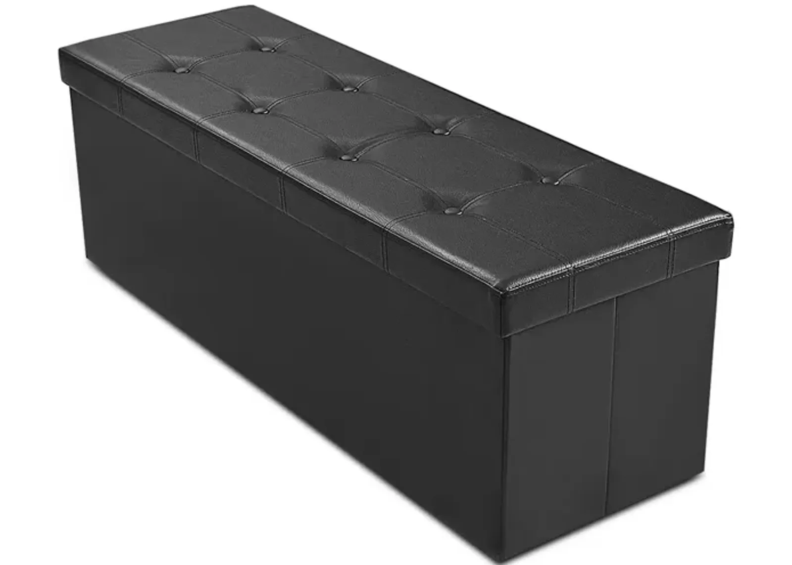 Large Folding Ottoman Storage Seat