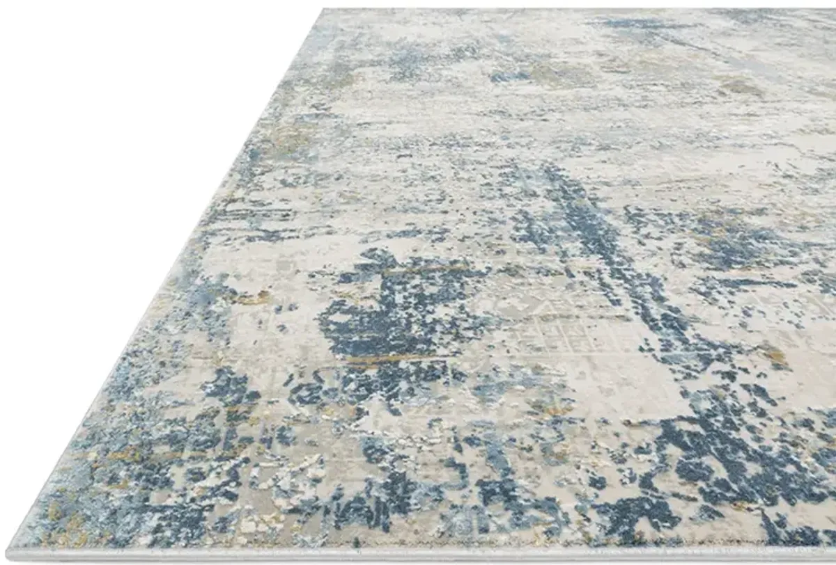 Sienne SIE06 Grey/Blue 5'3" x 7'8" Rug