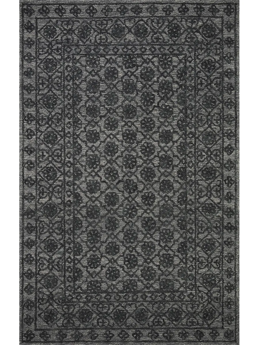 Cecelia Smoke/Dk. Grey 9'3" x 13' Rug