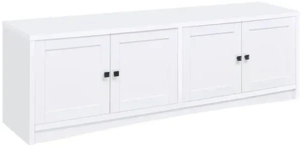 Coaster Co. of America Laughlin 4-door Engineered Wood 78-inch TV Stand White