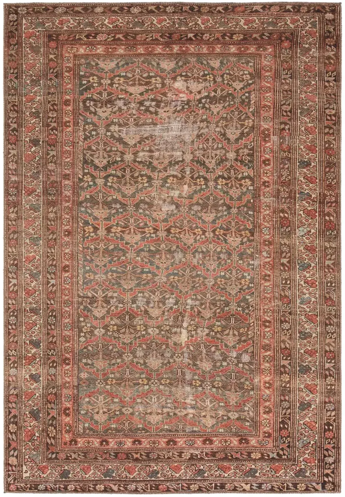 Gracia GAR08 Brown 4' x 6' Rug