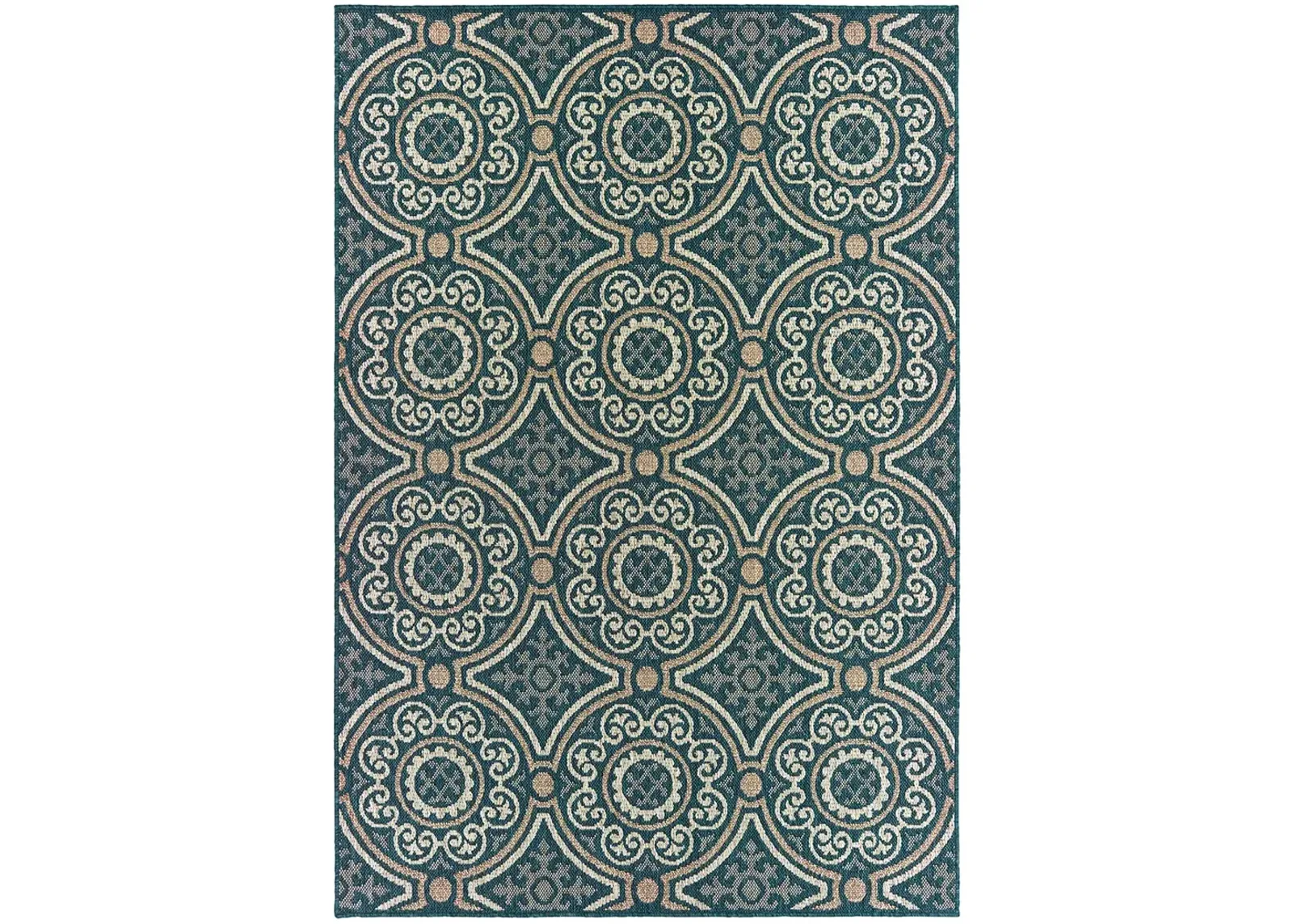 Latitude 3'3" x 5' Blue Rug