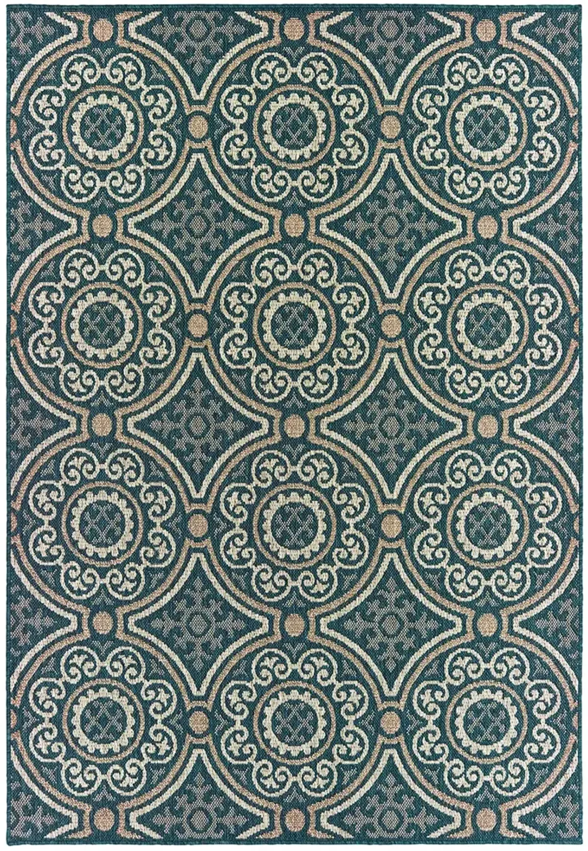 Latitude 3'3" x 5' Blue Rug