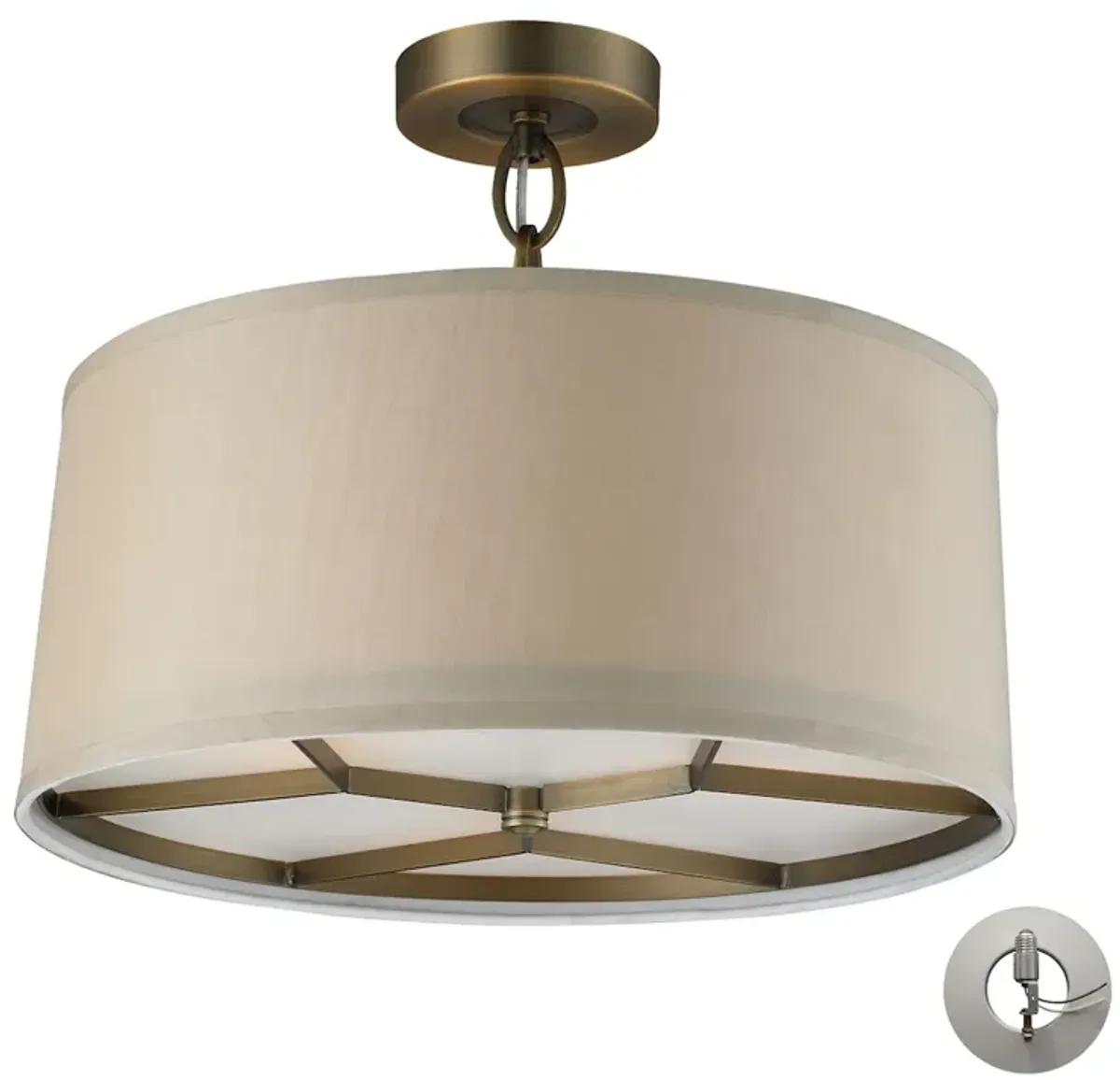 Baxter Semi Flush Mount