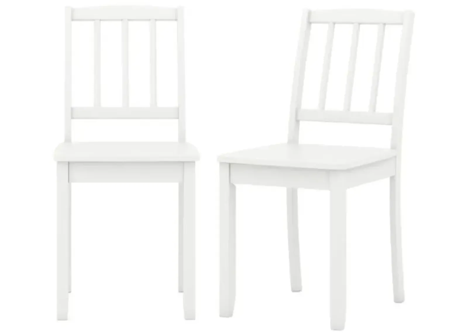 Hivvago Wood Dining Chair Set of 2 with Rubber Wood Legs