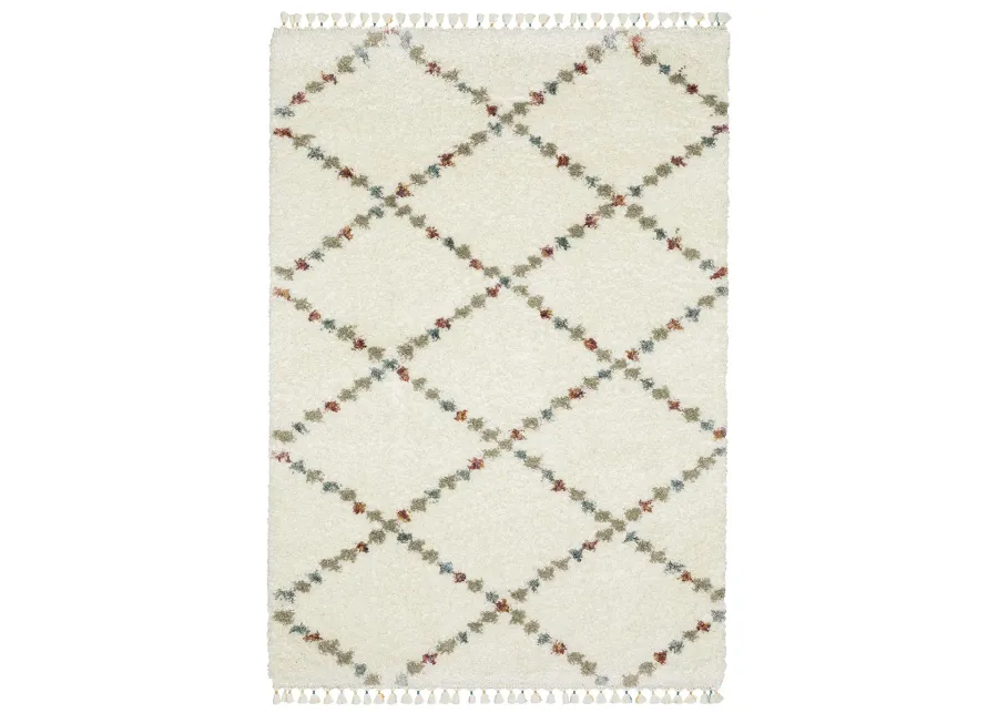 Axis 3'10" x 5'5" Ivory Rug