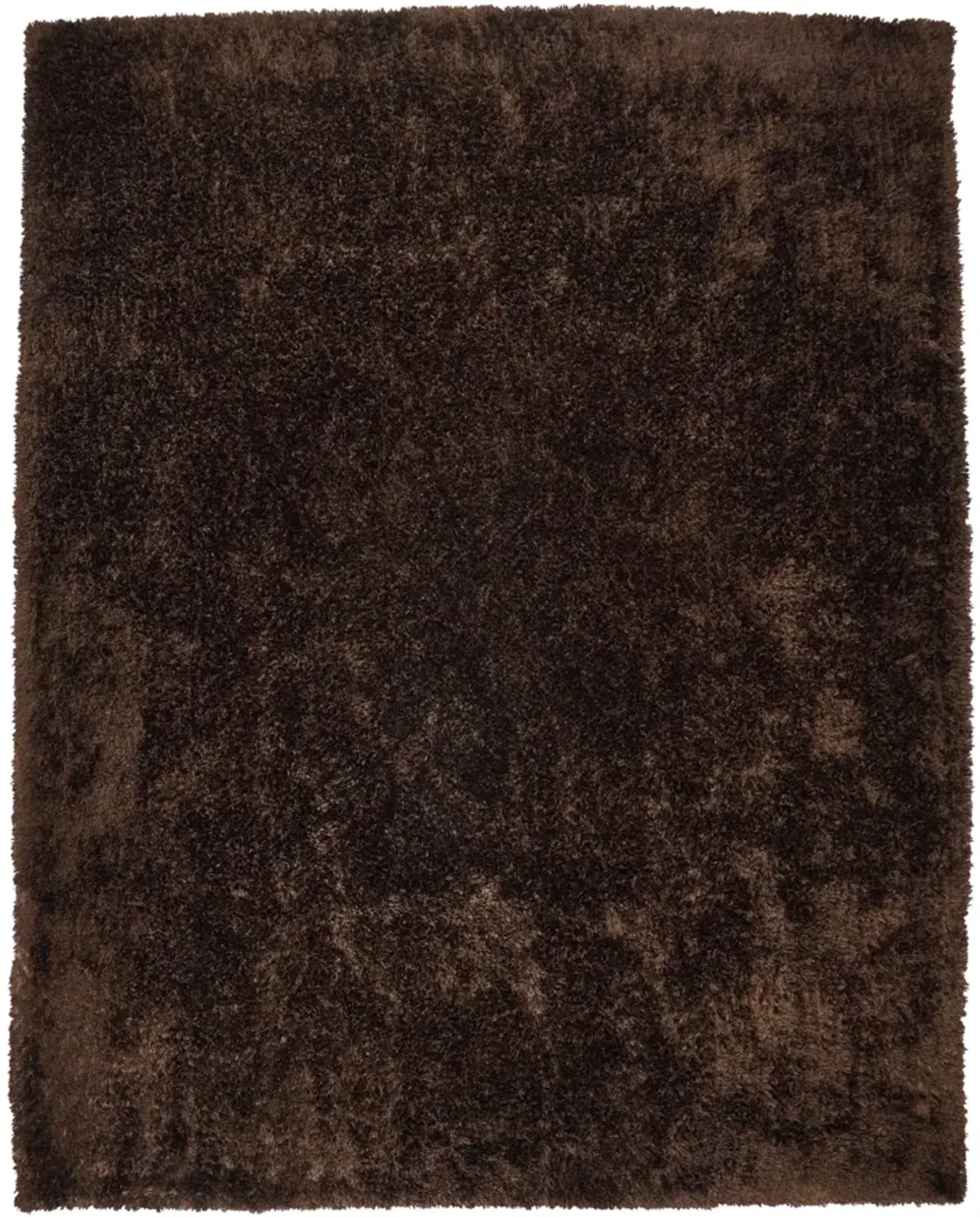 RUGSOTIC CARPETS HAND TUFTED SHAG POLYESTER ECO-FRIENDLY AREA RUGS  - 5'x8', Rectangle, Brown, Solid Plain Design, High Pile Thick Handmade Anti Skid Area Rugs for Living Room, Bed Room K00111