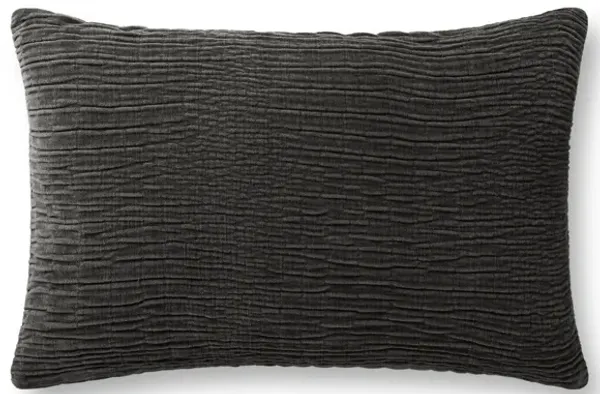 Charcoal 13''x21'' Down Pillow