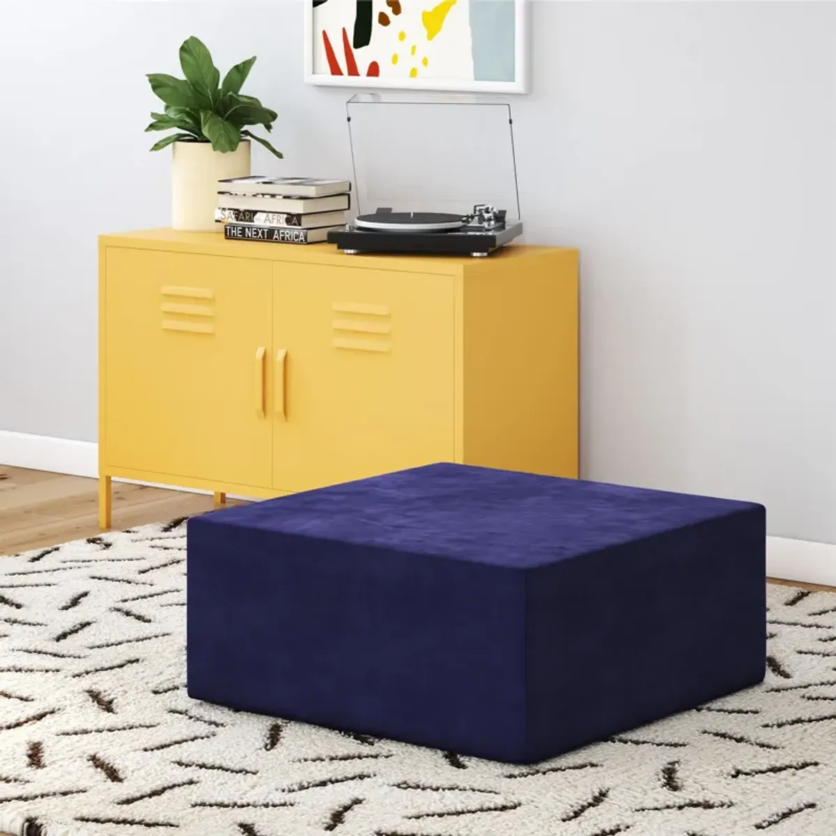 The Flower Pouf Ottoman Microfiber