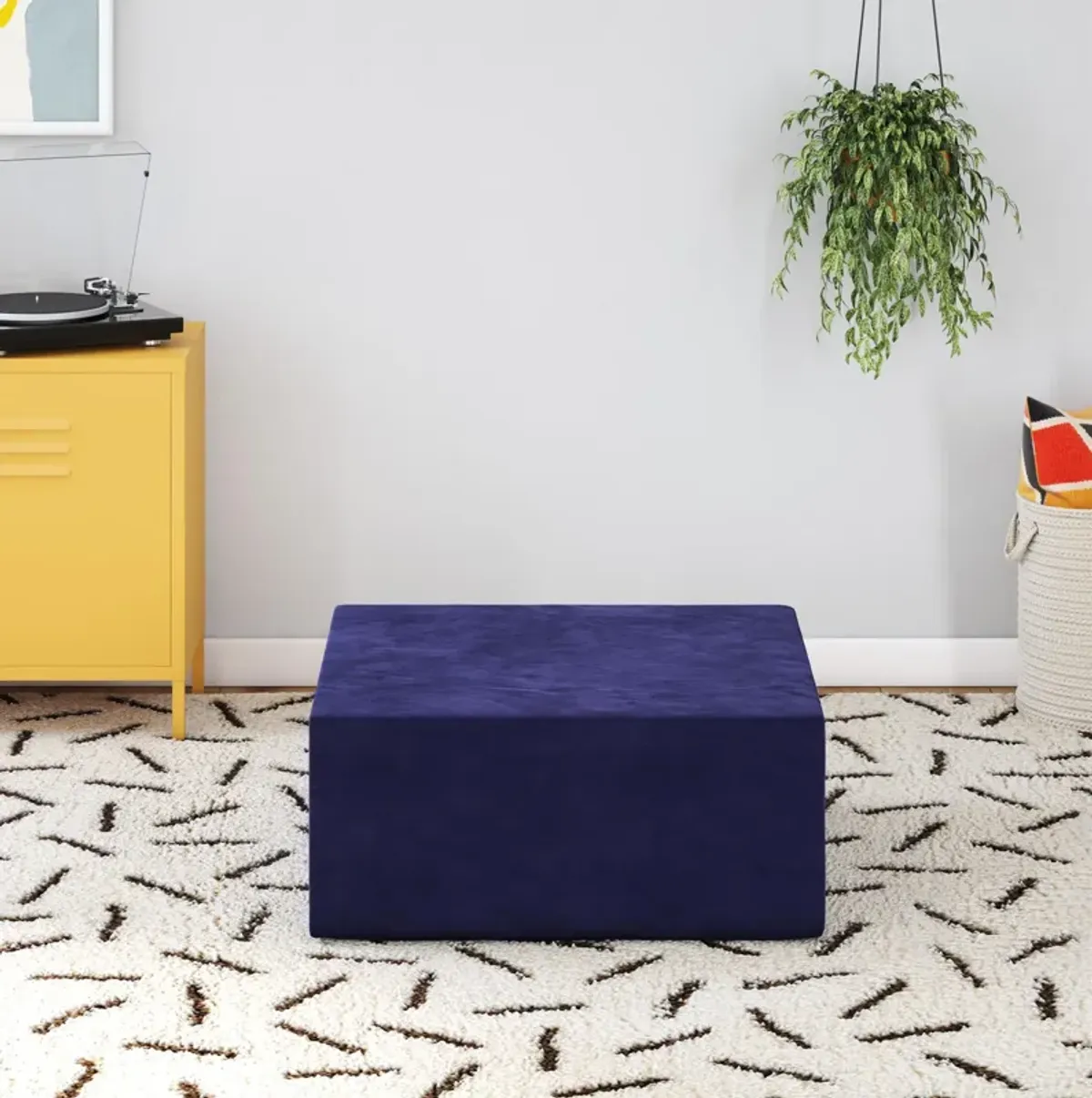 The Flower Pouf Ottoman Microfiber