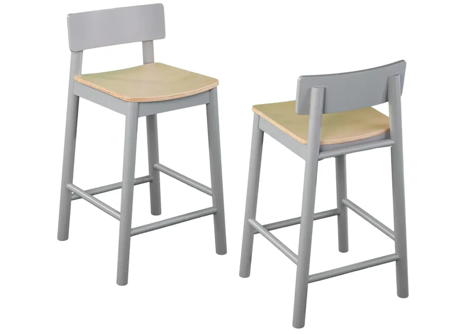 Claxby Two-Tone Counter Stools (Set of 2)