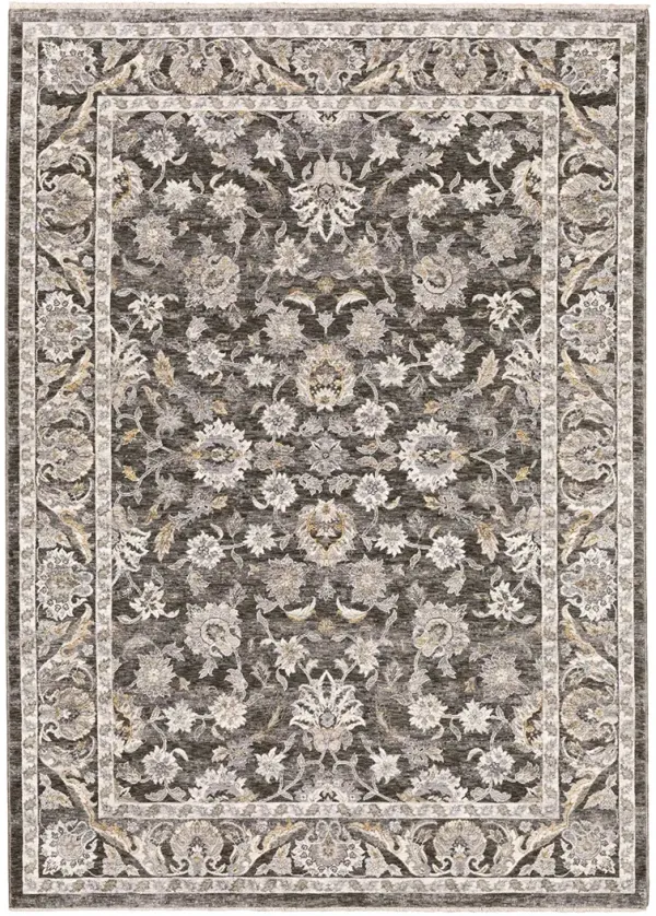 Maharaja 3'3" x 5' Charcoal Rug