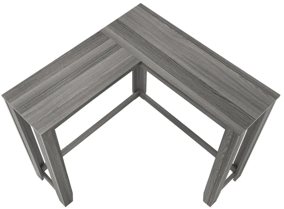 Monarch Specialties I 3658 Accent Table, Console, Entryway, Narrow, Corner, Living Room, Bedroom, Laminate, Grey, Contemporary, Modern