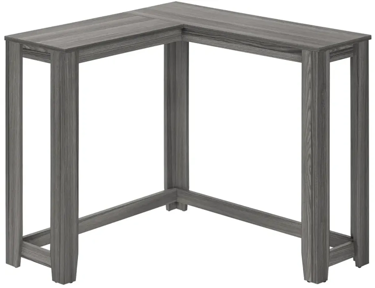 Monarch Specialties I 3658 Accent Table, Console, Entryway, Narrow, Corner, Living Room, Bedroom, Laminate, Grey, Contemporary, Modern