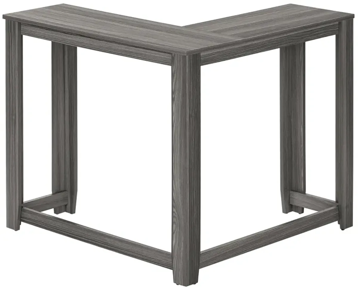 Monarch Specialties I 3658 Accent Table, Console, Entryway, Narrow, Corner, Living Room, Bedroom, Laminate, Grey, Contemporary, Modern